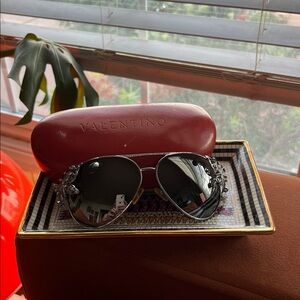 Authentic VALENTINO Butterflies aviator sunglasses